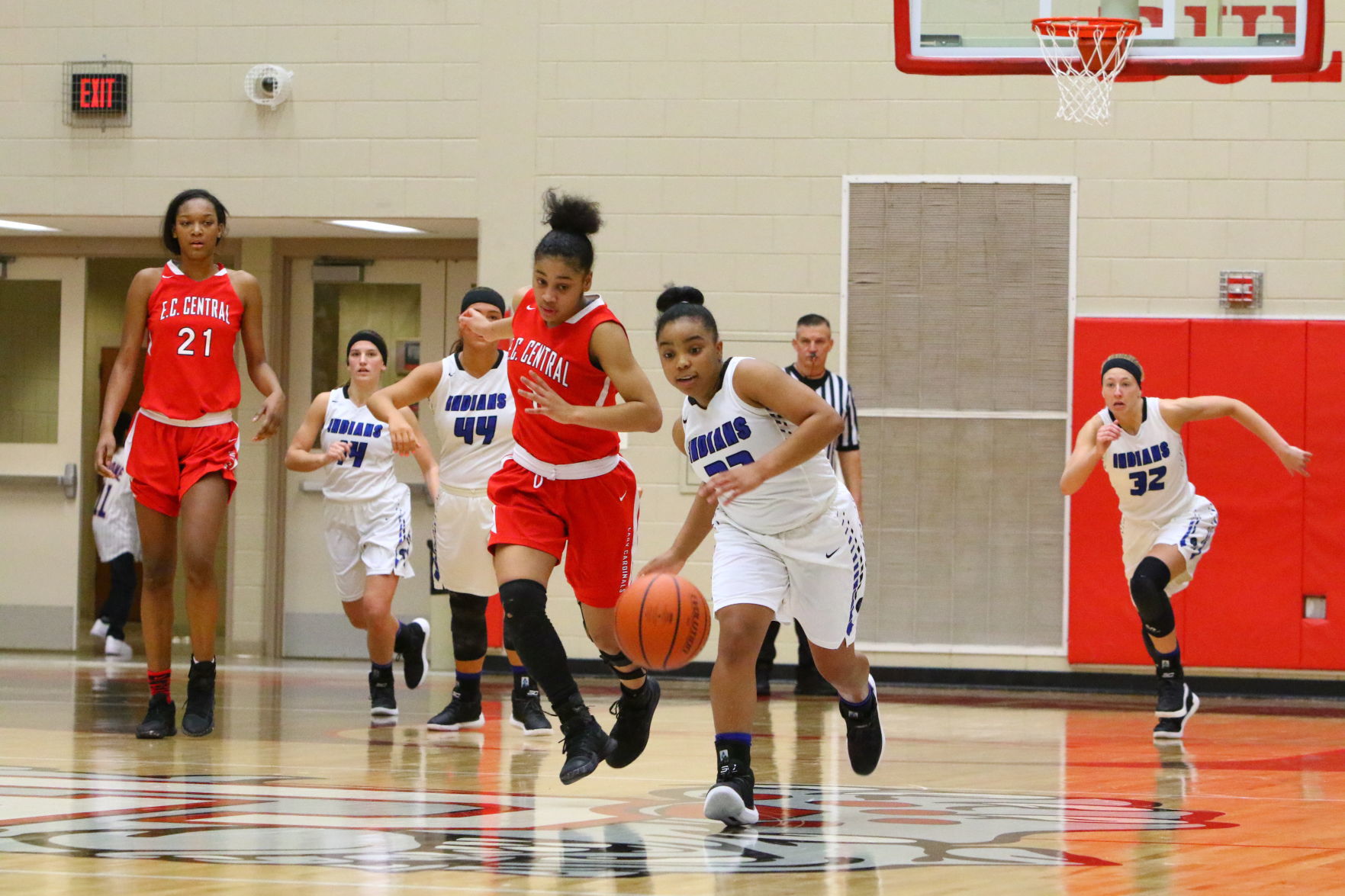 Gallery: Girls Basketball Sectional Finals - E.C. Central vs. Lake Central